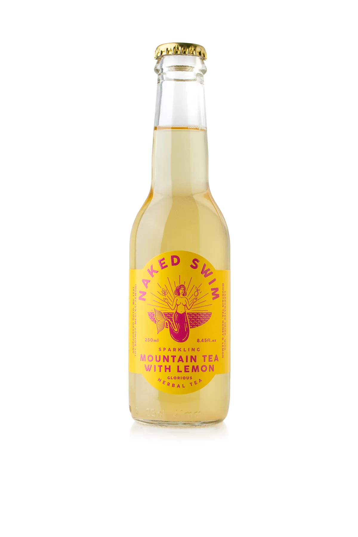NAKED SWIM MOUNTAIN, HONEY, LEMON SPARKLING TEA 250ml
