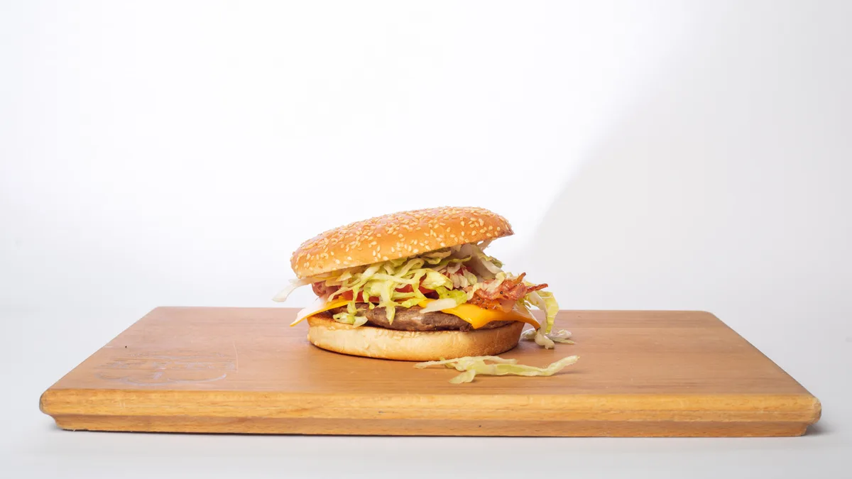 Hamburger classic menu