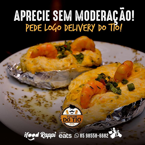 Batata Recheada com Carne de Sol - 500g