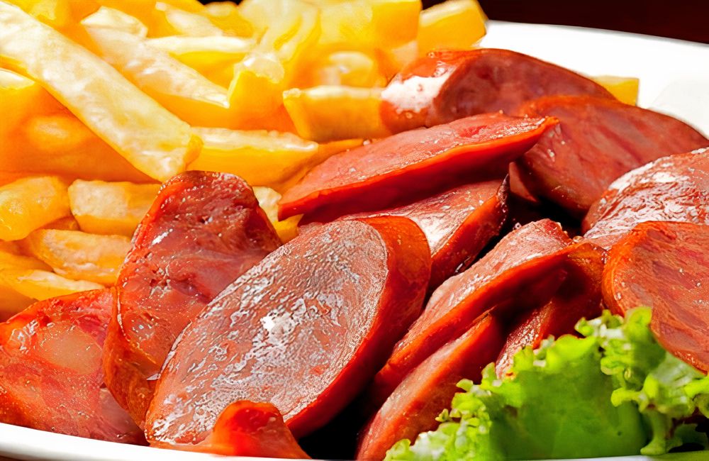 Calabresa com Fritas