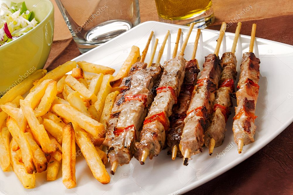 Escolha 6 Espetos + Fritas Em Dobro