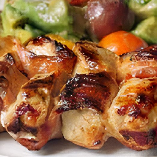 Espeto de Carne com Bacon