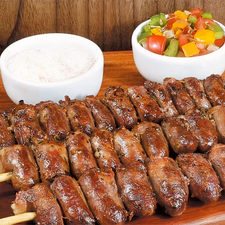 Espeto de Coração de Frango