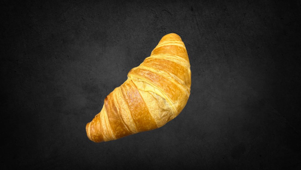 Máslový croissant