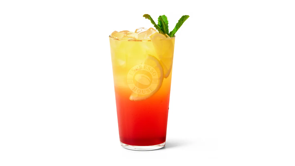 Iced Tea Strawberry and Lemon