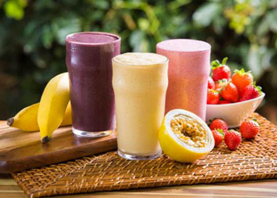 Smoothie de Mamão, Maçã e Banana