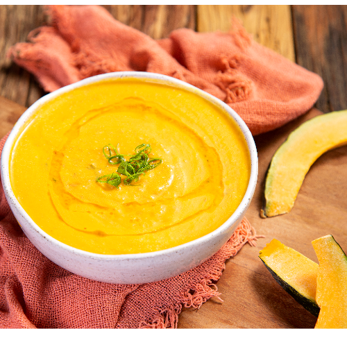 Sopa de Abóbora com Carne Seca