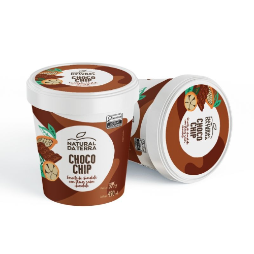 Sorvete Choco Chip Natural da Terra