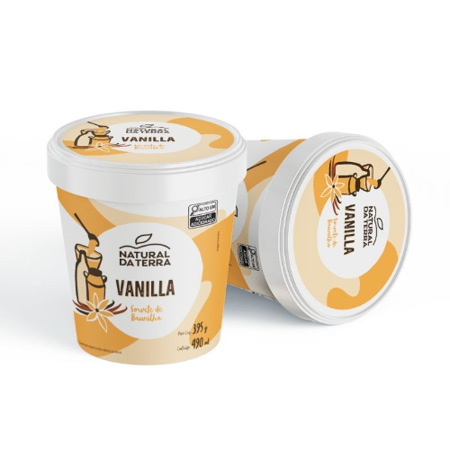 Sorvete Vanilla Natural da Terra