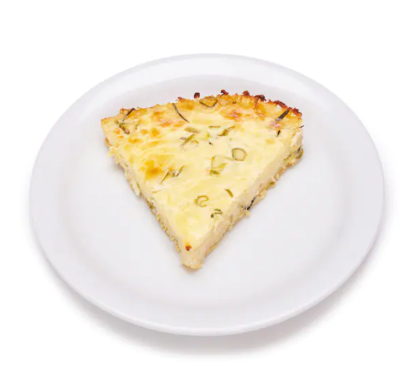 Fatia Quiche Alho Poró com Aspargos