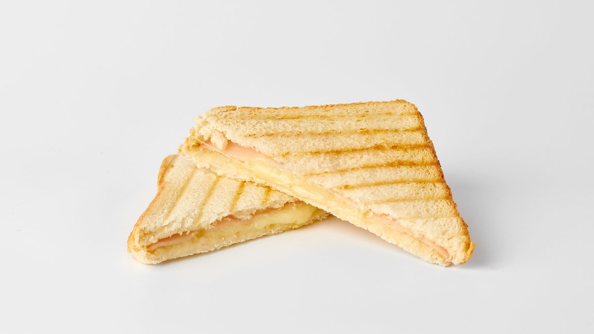 Τοστ Gouda και Ζαμπόν