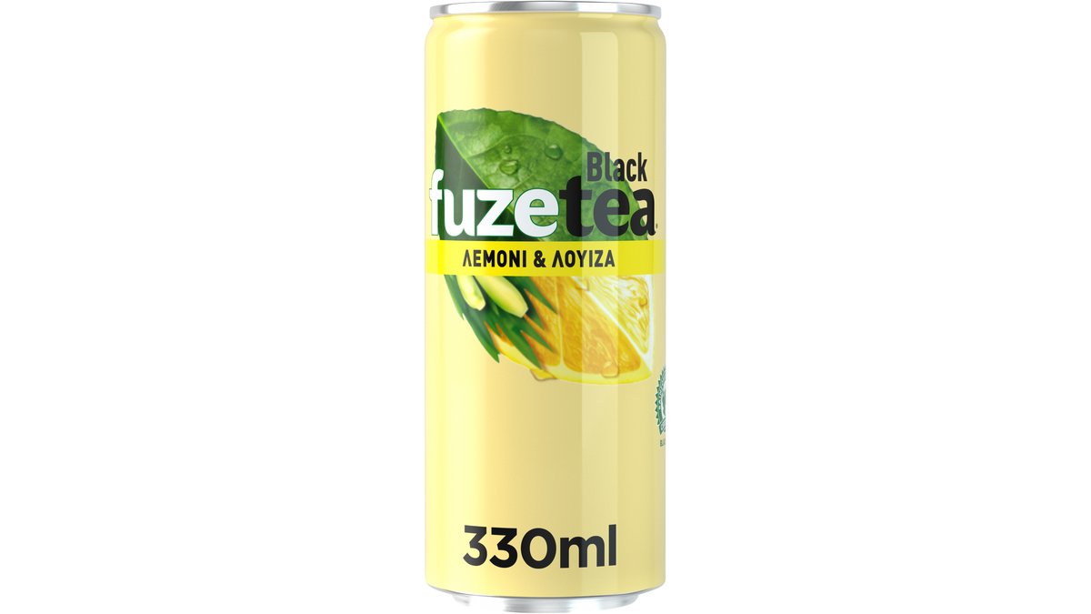 Fuze Black Iced Tea Λεμόνι με Εκχύλισμα Λουίζας 0.33 l