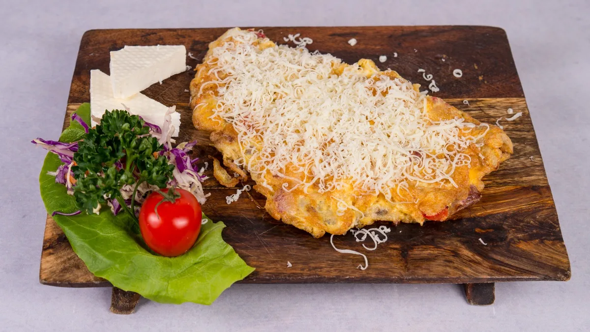 Omlet 3 jaja sa šunkom