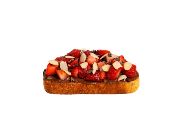 Strawberry Toast with Nutella