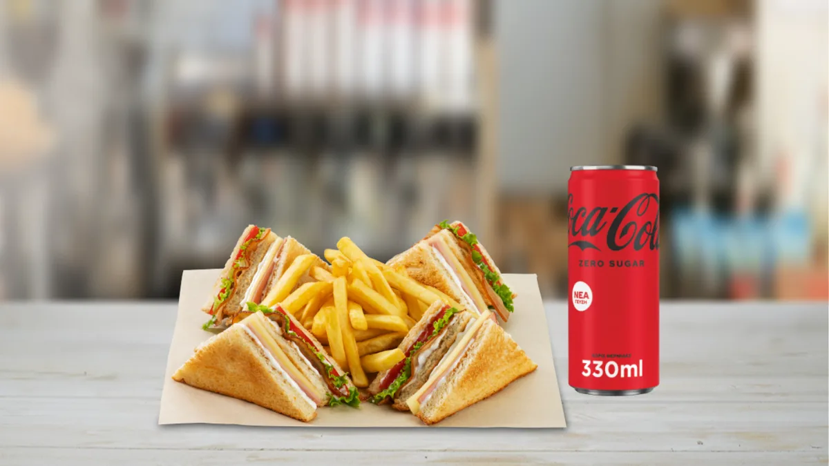 1 Club Sandwich + 1 Soft Drink 0.33 l