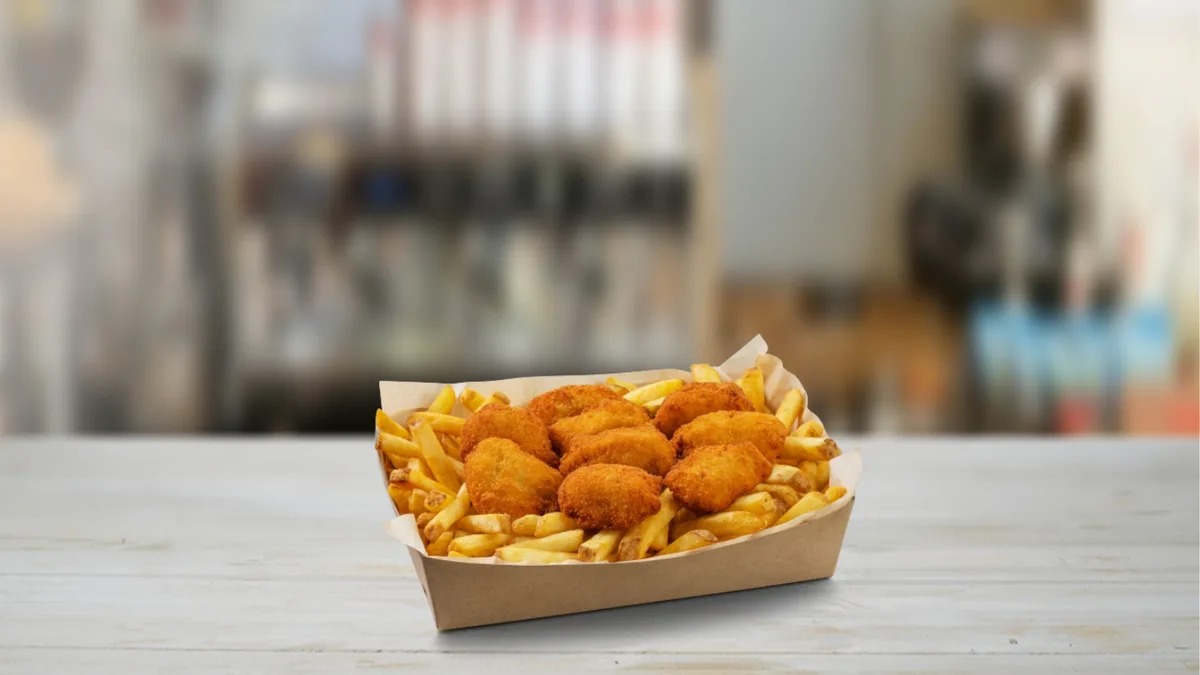 Chicken Nuggets with French Fries