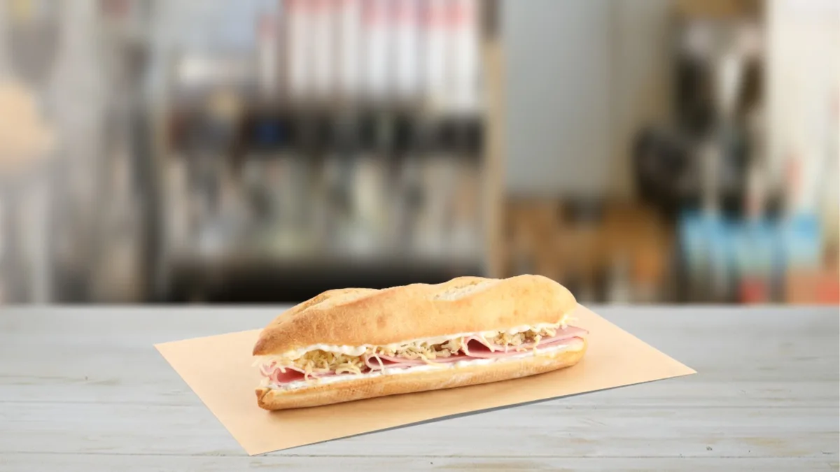 Ham White Baguette