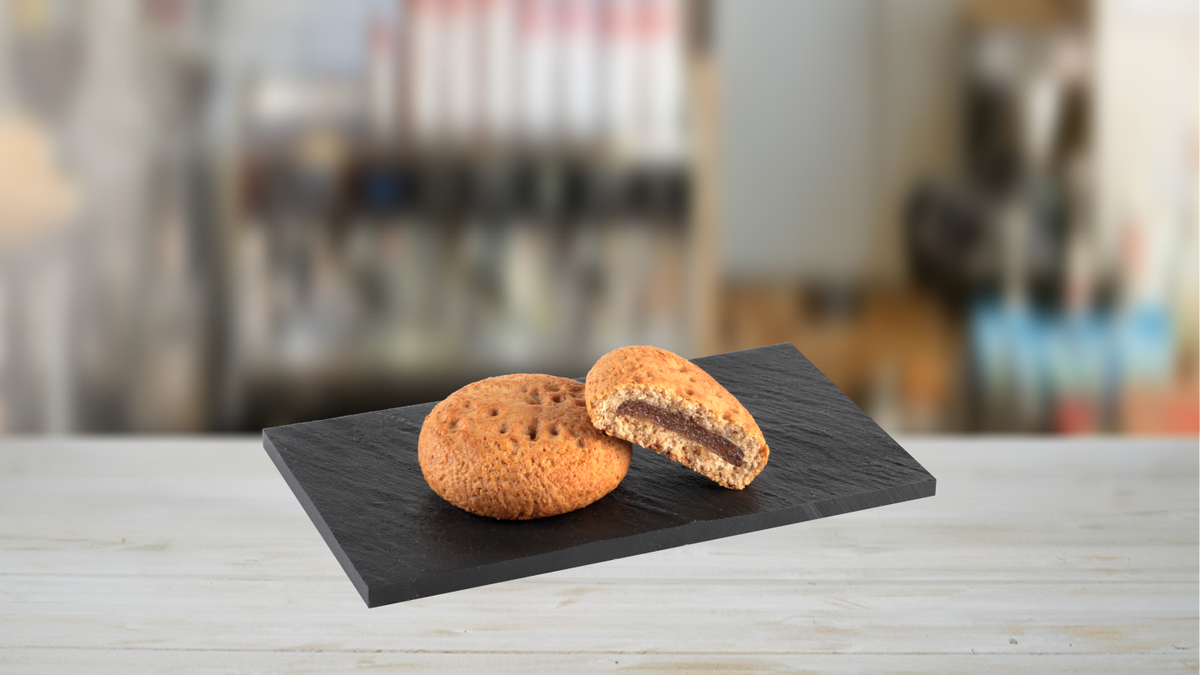 Oat Cookies with Bergamot Filling