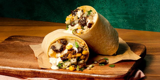 Cheesy Bean Burrito