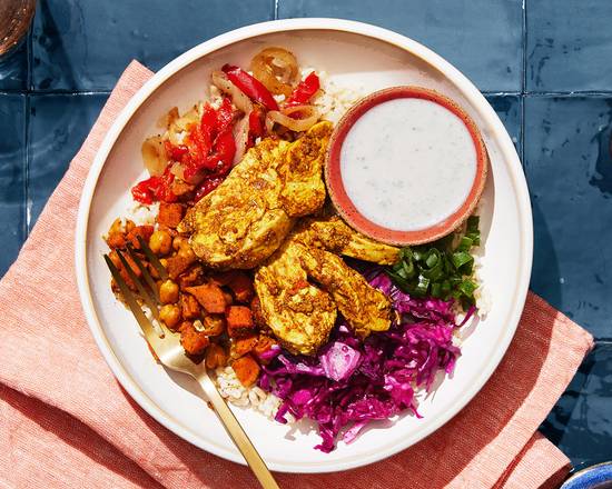Chicken Shawarma with Yogurt Sauce
