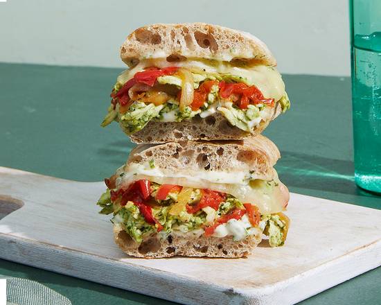 Pesto Chicken on Ciabatta