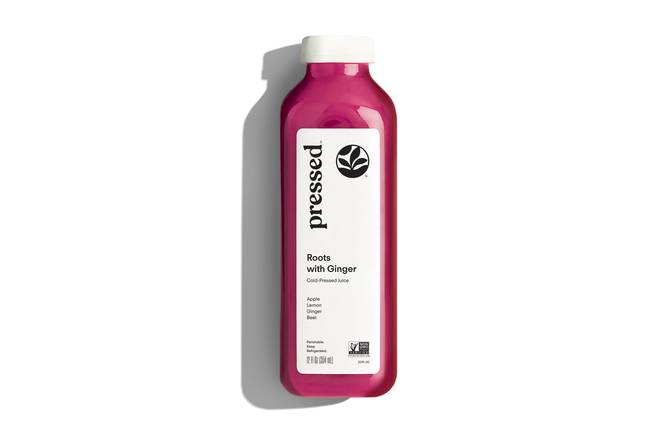 Pressed, Roots With Ginger Juice, 15.2oz