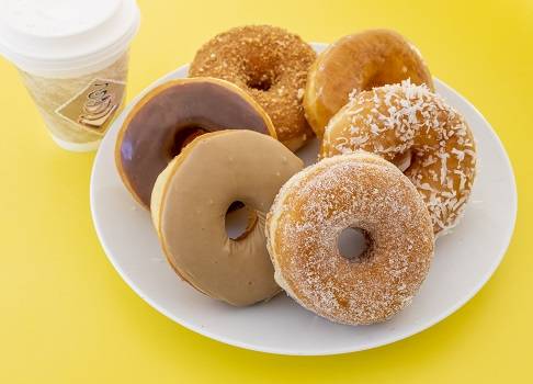 Coconut Raised Donut