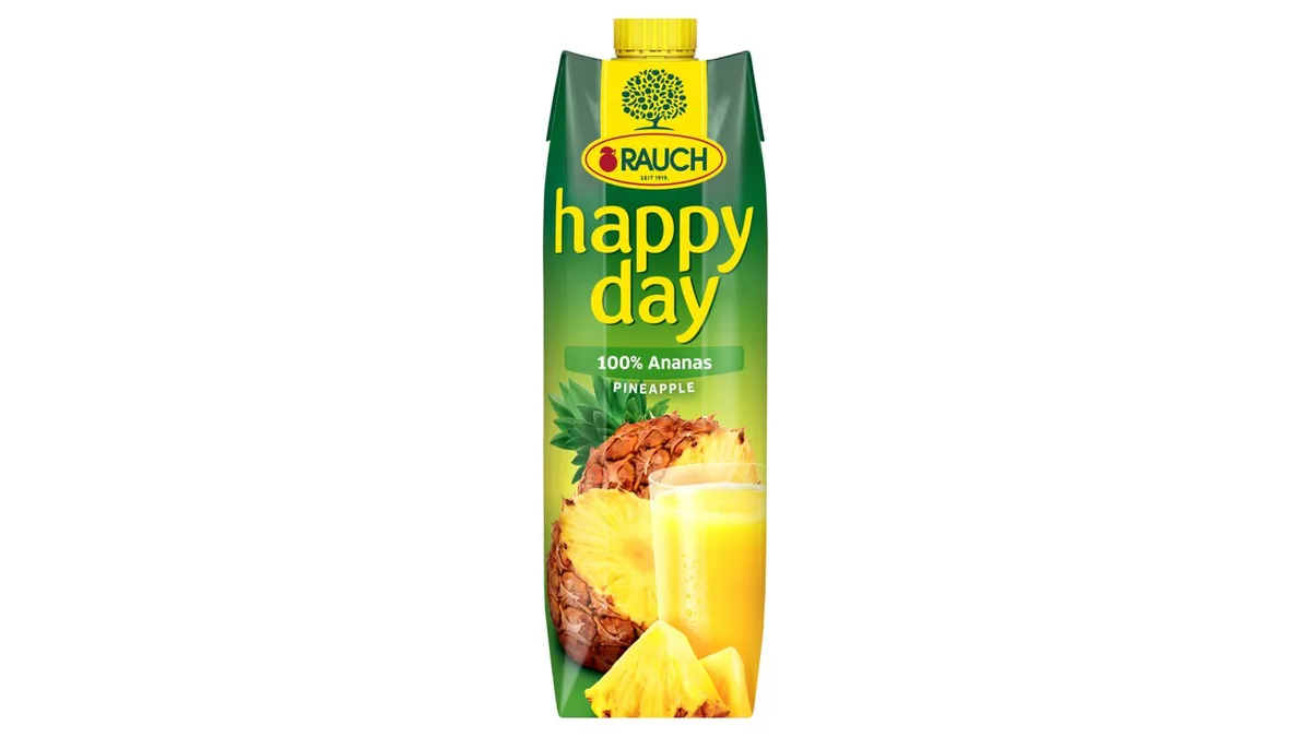 RAUCH HAPPY DAY PINEAPPLE JUICE - 1 LTR -