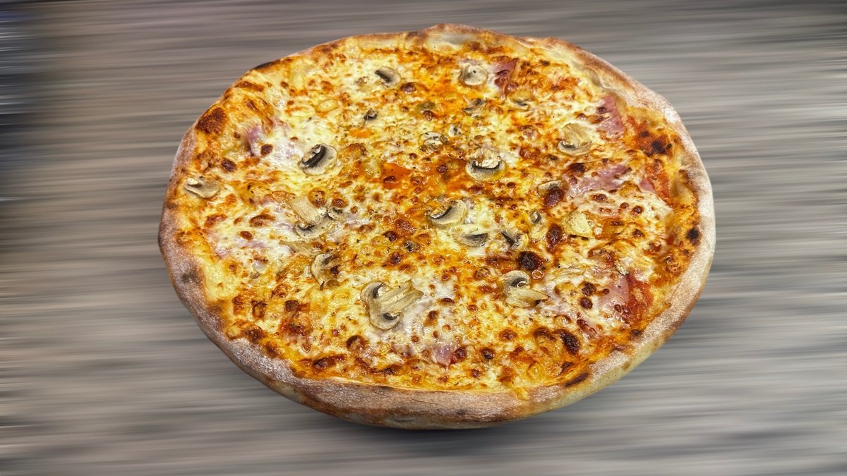 Sonkás-Gombás pizza