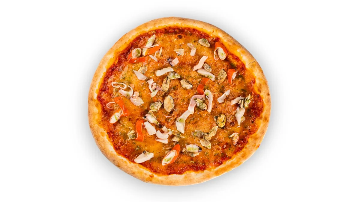 Tenger gyümölcsei pizza