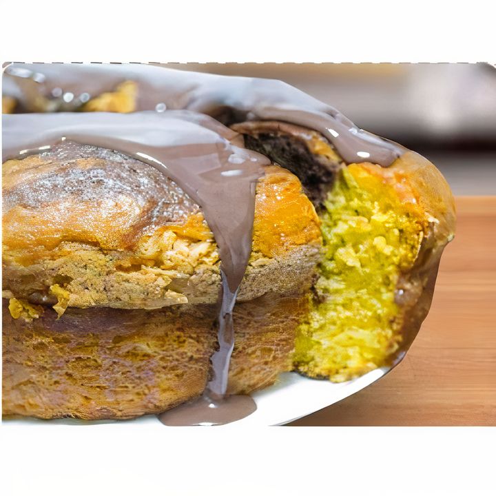 Bolo de Cenoura com Chocolate