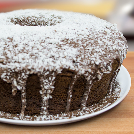 Bolo de Chocolate com Coco