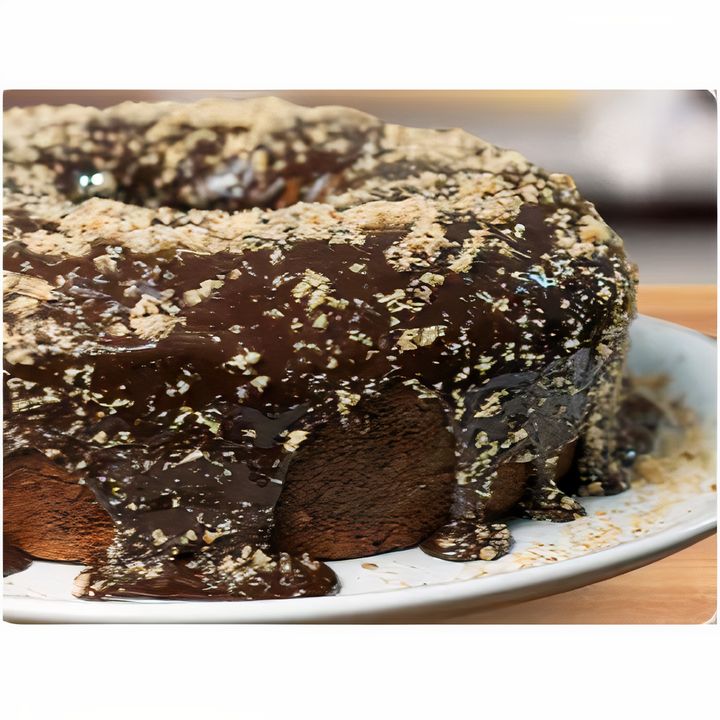 Bolo de Chocolate com Nozes