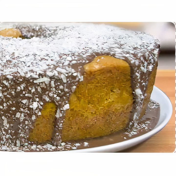 Bolo de Coco com Chocolate