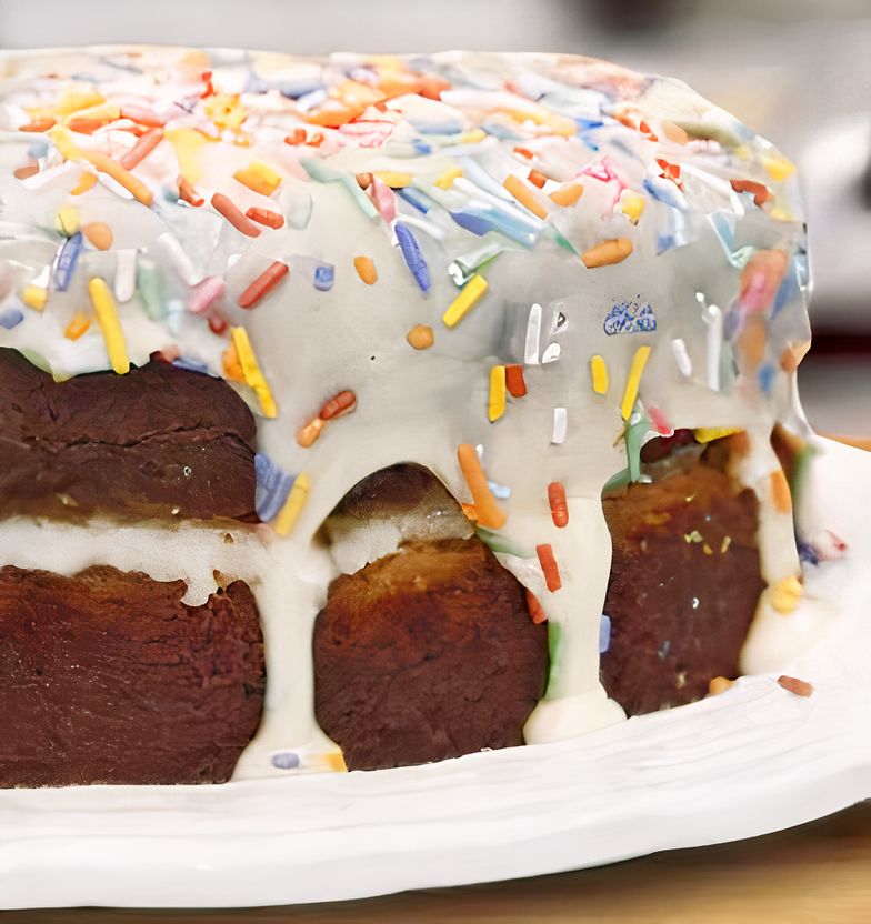 Bolo de Leite com Recheio de Beijinho