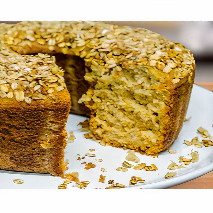 Bolo de Maçã com Granola