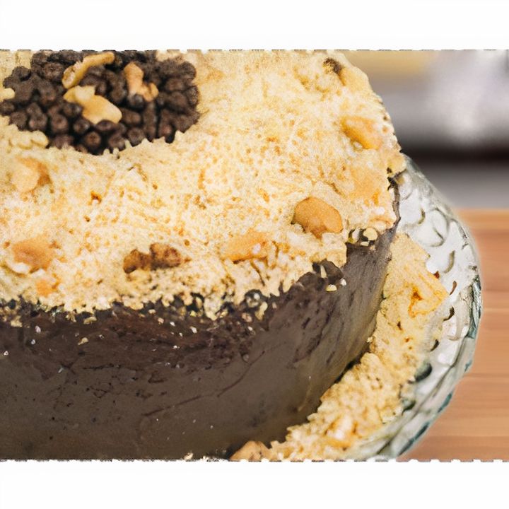Bolo de Nozes com Brigadeiro e Bolinhas