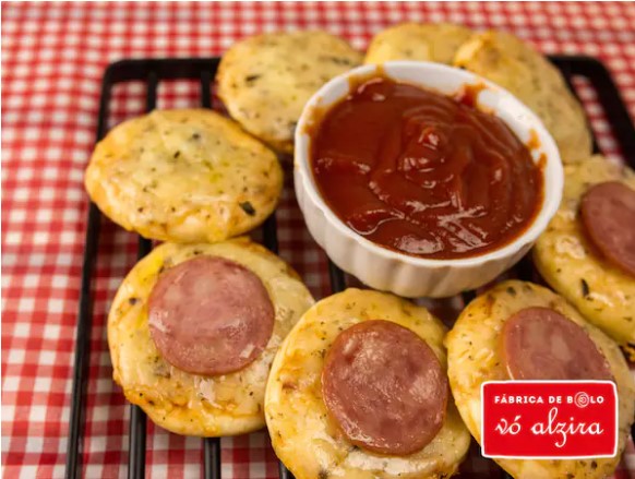 Mini Pizza de Mussarela