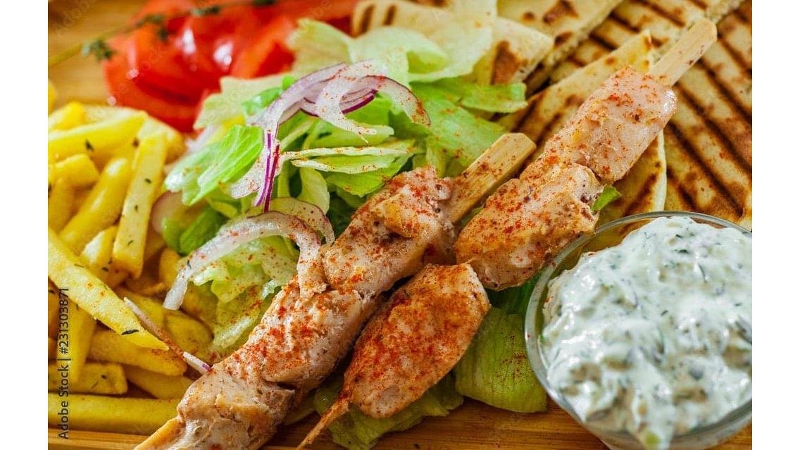 Souvlaki Greek Fries