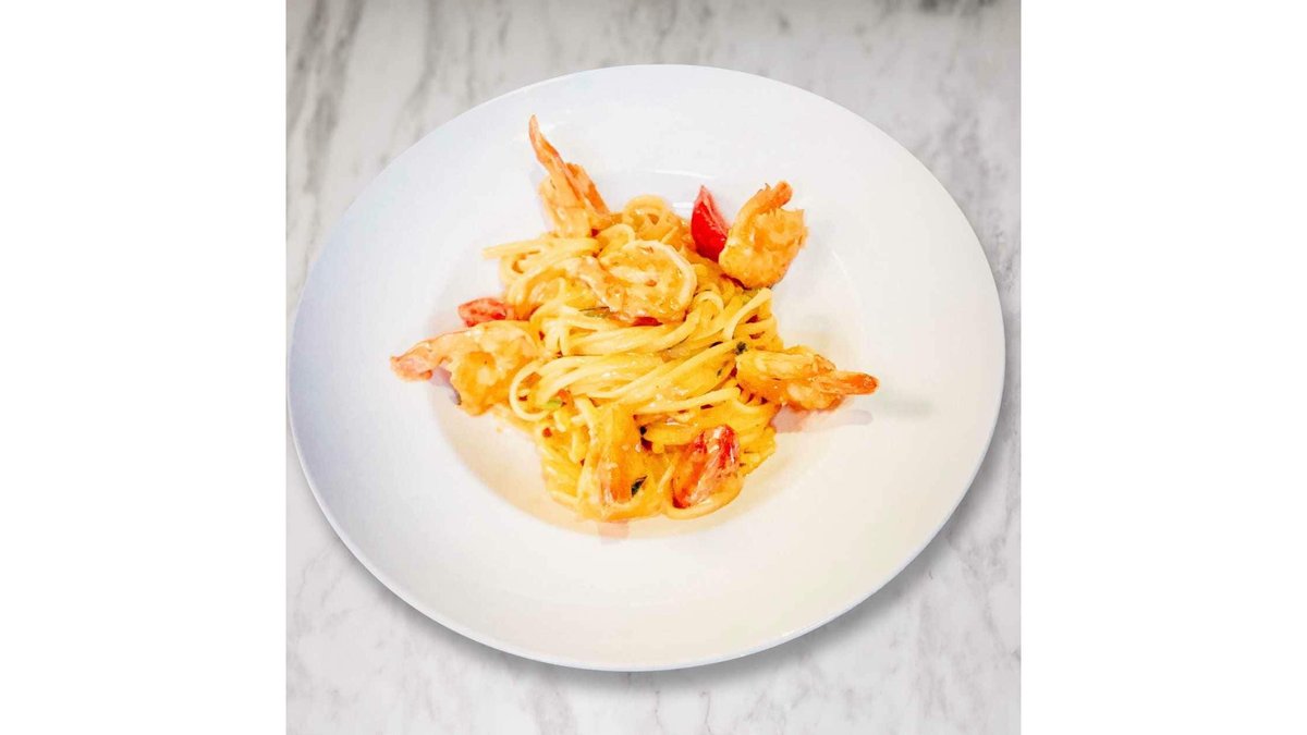 Tagliatelle con Gamberi