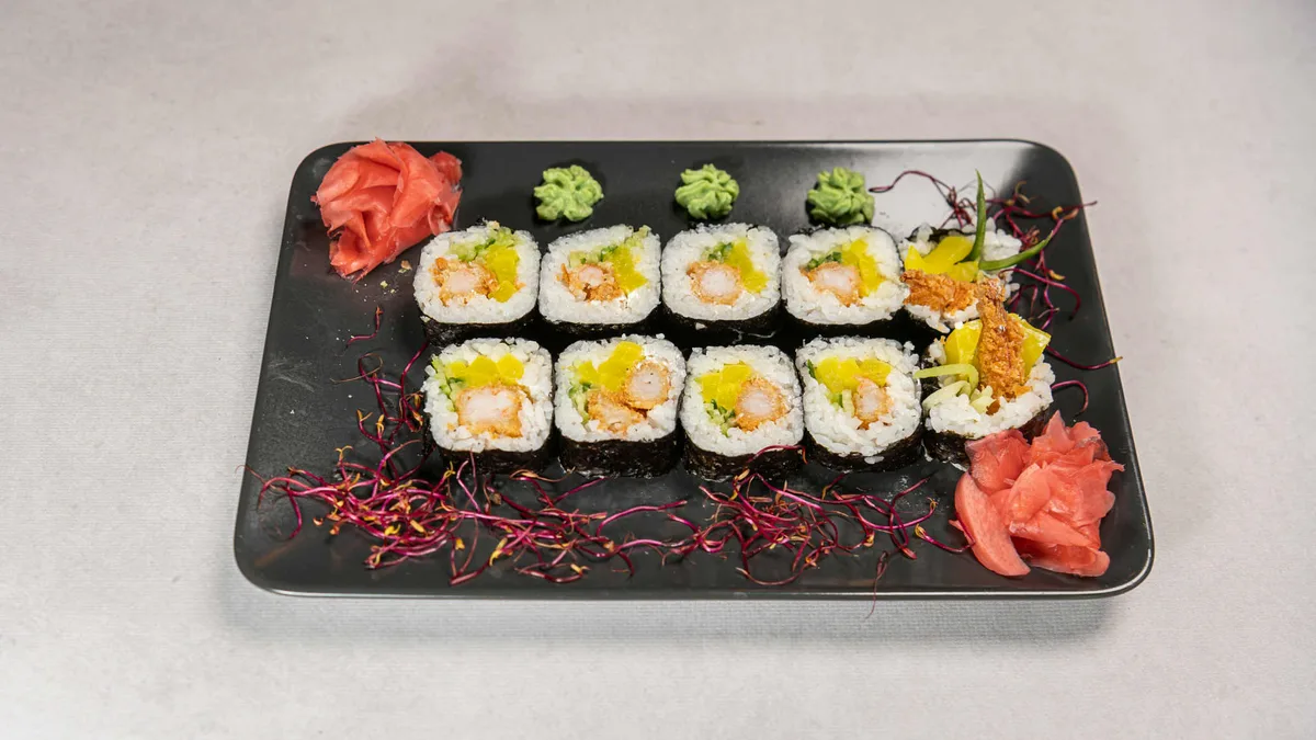 Futomaki krewetka w tempurze