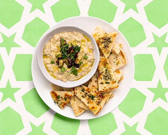 Baba Ghanoush and Pita