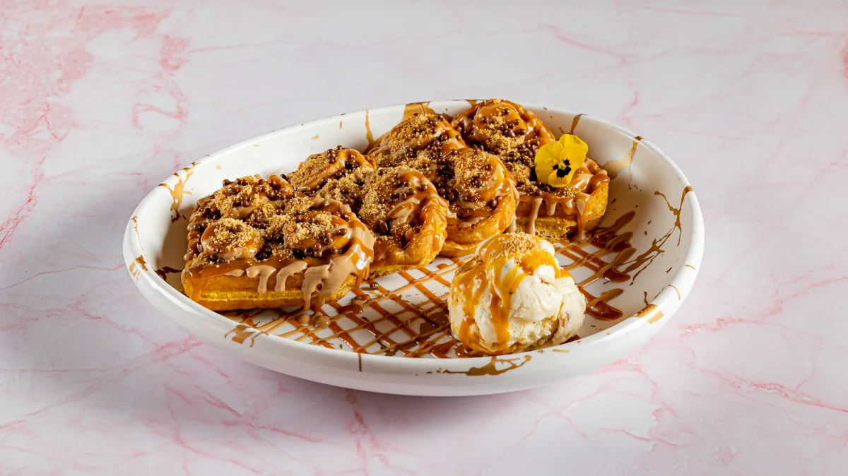 Prince Banoffee and Bueno Hazelnut Waffle