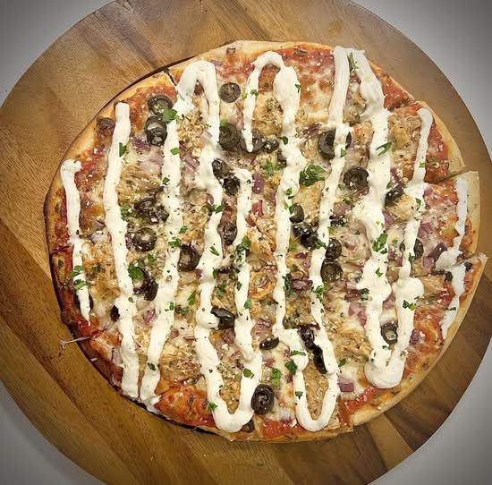 Buffalo Ranch Gyro Pizza