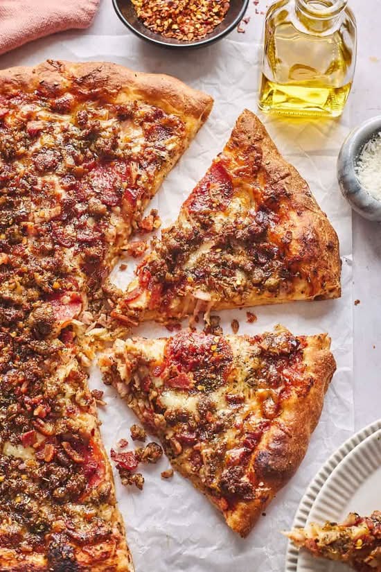 Half and Half Pizza
