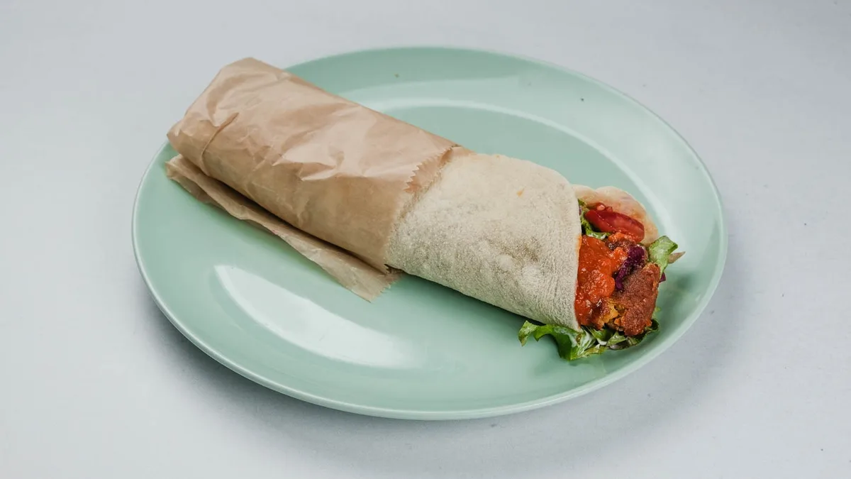 Falafel sendvič batat