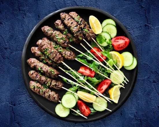 Shredded Beef Kabob Plate