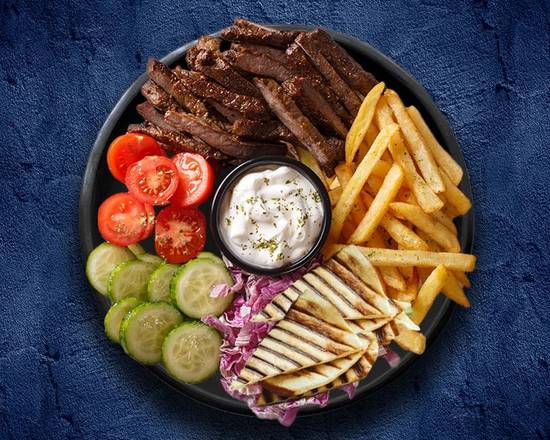 Shredded Beef Shawarma Plate