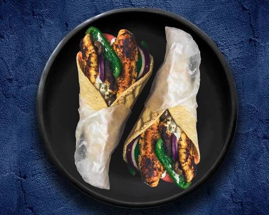 Shredded Chicken Gyro Wrap