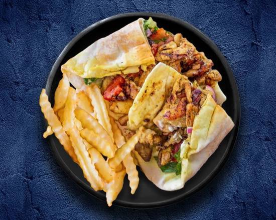 Shredded Chicken Shawarma Plate